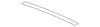 Galvano Silver Front Driver Side Fog Lamp Bezel Insert - GM (84340299)