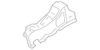 Shale Rear Seat Belt Opening Bezel - GM (84389830)