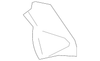 Front Driver Side Fog Lamp Bezel - GM (95470234)