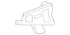 Door Inside Bracket, Left - Mopar (68030776AA)