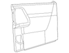 Lift-Gate Trim Upper Panel - Mopar (ZR43XT1AI)