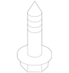 Coat Hook Screw - Toyota (90159-60382)