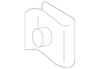 Front Seat Adjuster Finish Cover Retainer (25796292)