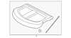 Switch Assembly-Sun Roof                       *Ebony - GM (15259348)