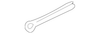 Bright Chrome Passenger Side Front Exterior Side Door Handle - GM (25845867)