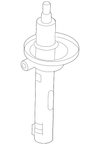 Maple Sugar Driver Side Center Pillar Upper Trim Panel - GM (84085796)