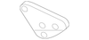 Front Driver Side Suspension Stabilizer Shaft Clamp - GM (94772471)