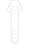 Support Bolt - Porsche (N-107-069-01)
