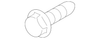 Lock Screw - Porsche (N-908-073-01)