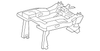 Rear Seat Complete, Right - Mopar (YN481D5AE)