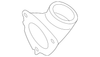 Bracket-Q/Panel Lower Fin Panel - GM (94703359)