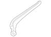 Exterior Door Handle, Right - Mopar (XU80FQDAG)