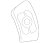Splash Guards Rear - RAY - Deep Blue Pearl - Nissan (T99J2-4RA7B)
