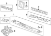 Nameplate - Honda (75716-T20-A00)