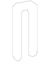 D Pillar Molding, Left - Mopar (ZR15ES3AK)