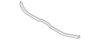 Jet Black Rear Seat Inner Hinge Finish Cover - GM (84106406)