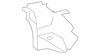 Seat Cushion Ventilation Bag, Left - Mopar (68377359AD)