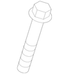 Shock Mount Bolt - Porsche (WHT-003-792)