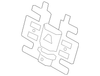 Front Fender Nameplate, Right - Mopar (68633433AA)