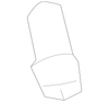 Rear Driver Side Brake Backing Plate Assembly - GM (96574700)