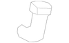 Molding Assembly-R/End Rvl & Quarter   Belt      *Shale - GM (93439734)
