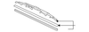 Windshield Wiper Blade (Left, Front) - Toyota (85222-AE010)