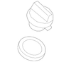 Grille, Rdo Rear Spkr                      *Beige - GM (90439406)