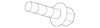 Spoiler Assembly Screw - Porsche (N-911-821-01)