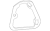 Bezel, Rdo Windshield Side G/Molding Spkr  Grl - Cadillac (89046867)