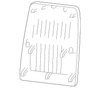 Air Bag Module Cover - Mopar (YW781B6AI)