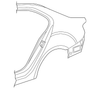 Passenger Side Dash Panel Reinforcement with Stud - GM (96810713)