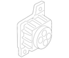 Anti-Lock Brake System Hydraulic Control Unit - Mopar (5093035AA)