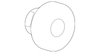 Speaker, Right Rear, B-Pillar - Mopar (5091019AB)