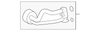 Front Door Trim Panel, Left - Mopar (6CV922XRAD)
