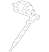 Air Conditioning Evaporator and Accumulator Hose Clip - GM (25706753)