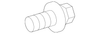M6x1x17.6 Multi-Purpose Bolt - Buick (94525643)