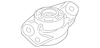 Black Rear Bumper Fascia Trailer Hitch Cover - GM (84074103)