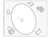 Sunroof Mechanism Cover - Mopar (68070345AA)