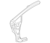 Driver Side Windshield Washer Nozzle - GM (95238490)