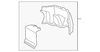 Neutral Medium Front Seat Adjuster Switch Bezel - GM (88941684)