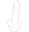 Passenger Air Bag Screw - Porsche (N-910-935-02)