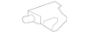 Black Front Tow Hook - GM (84338710)