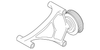 Light Platinum Rear Driver Side Door Trim - Cadillac (84112773)