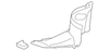 Headrest Adjuster Cap - Mopar (WA461D1AA)