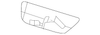 Driver Side Instrument Panel Knee Bolster Deflector - GM (23151658)
