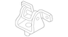 Fender Mounting Bracket, Left - Mopar (68609972AA)