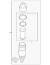 Handle, Inside - Ford (HA1Z-5822601-CC)