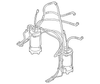 Passenger Side Front and Rear Side Door Weatherstrip - GM (95365445)
