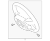 Passenger Side Lower Front Door Hinge - GM (96689918)