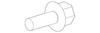 Support Bracket Bolt - Porsche (N-910-145-01)